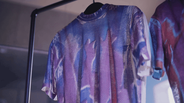 蒟蒻麻絲Tシャツ（プリント）